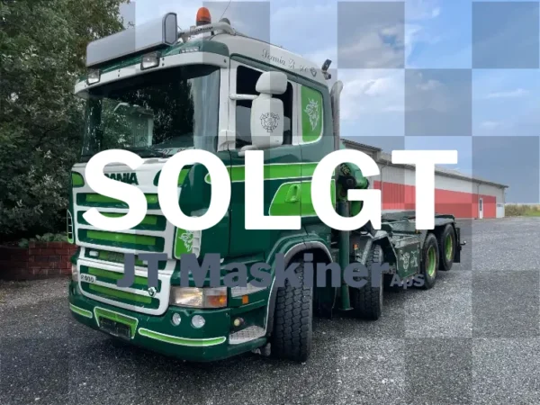 Scania R 500 med Kran JT Maskiner ApS solgt