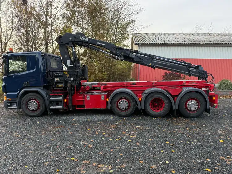 JTM2789 Scania med Hiab kran JT Maskiner ApS