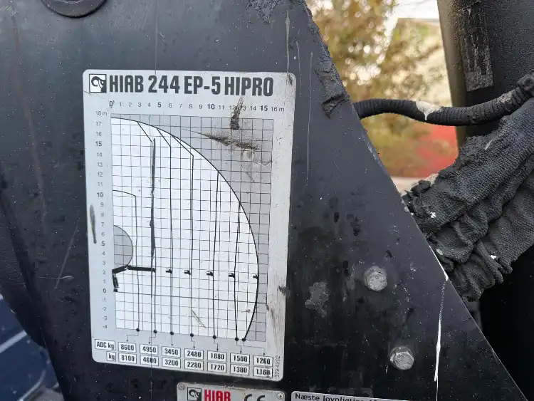 JTM2789 Scania med Hiab kran JT Maskiner ApS