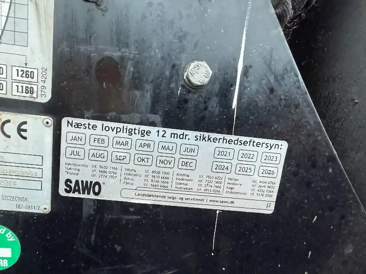 JTM2789 Scania med Hiab kran JT Maskiner ApS