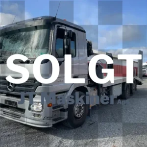 JTM2735 Mercedes benz med knæklad, kran og spil. JT Maskiner ApS