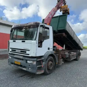 JTM2739 Iveco med kran JT Maskiner ApS