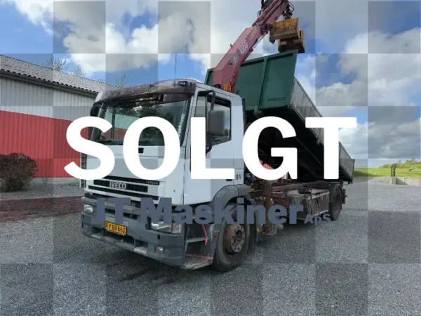 JTM2739 Iveco med kran JT Maskiner ApS