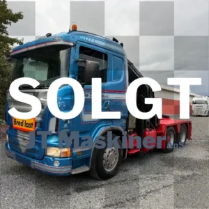 Scania med Hiab kran JT Maskiner ApS