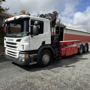 Scania med kran JTM2833 JT Maskiner ApS